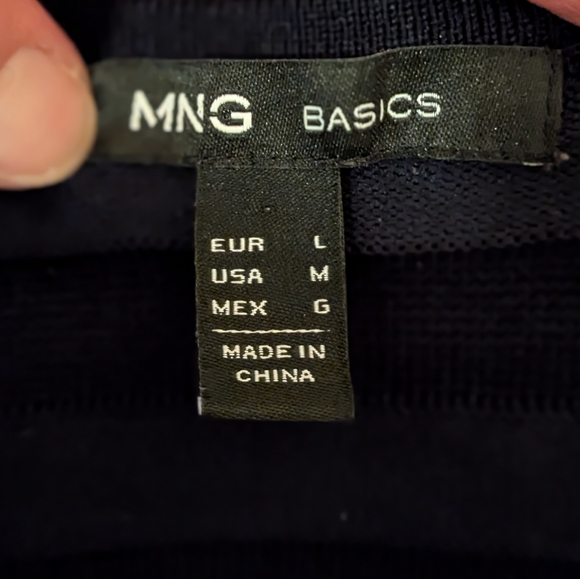 MNG Basics Blue Bandage Bodycon Dress, Size M, EUC! - Picture 4 of 4